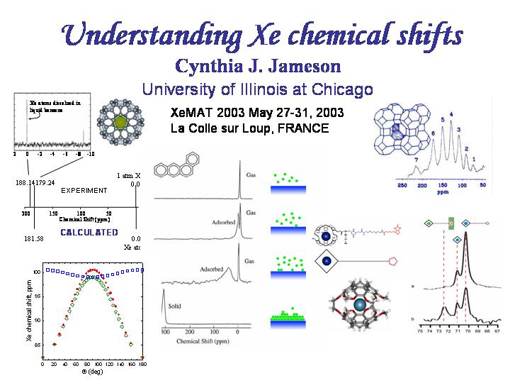 Understanding Xe chemical shifts